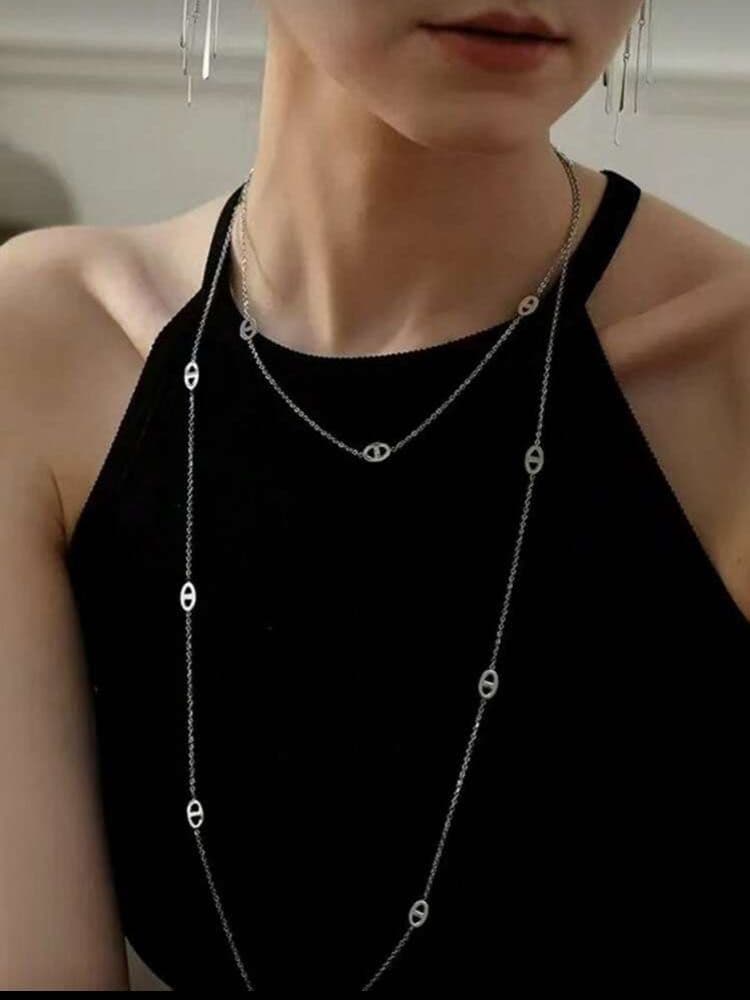 Steel Silver Necklace